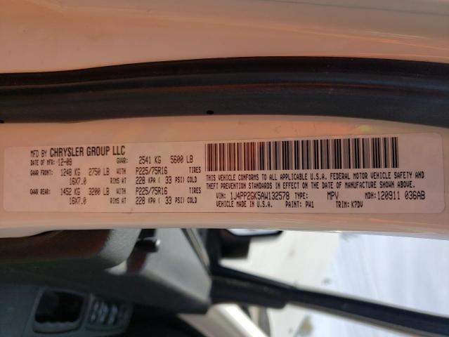 Photo 10 from auction – 2010 JEEP LIBERTY SP with VIN 1J4PP2GK5AW132578