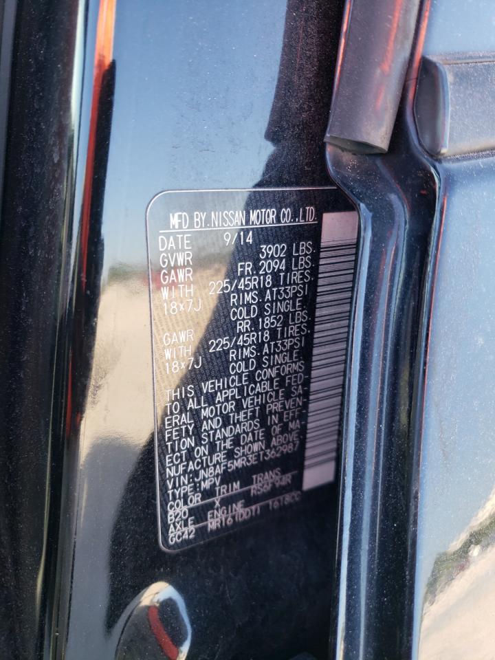 Photo 10 from auction – 2014 NISSAN JUKE S with VIN JN8AF5MR3ET362987