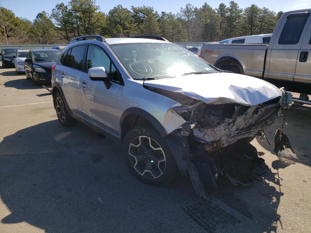 SUBARU XV CROSSTR 2014 with VIN JF2GPACC3E9295704 - Photo from auction