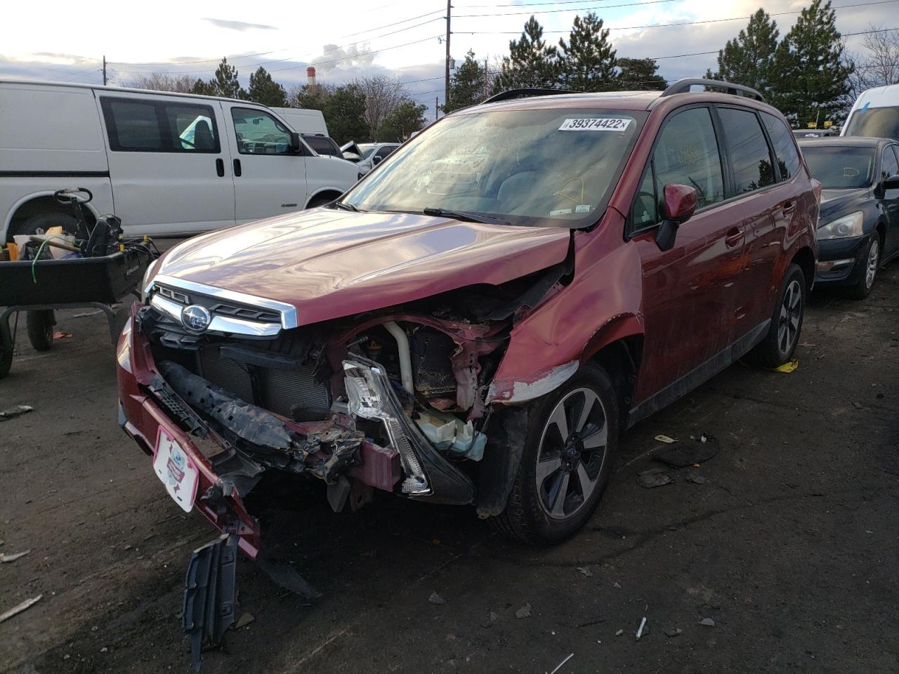 Photo 2 from auction – 2017 SUBARU FORESTER 2 with VIN JF2SJAEC6HH433898