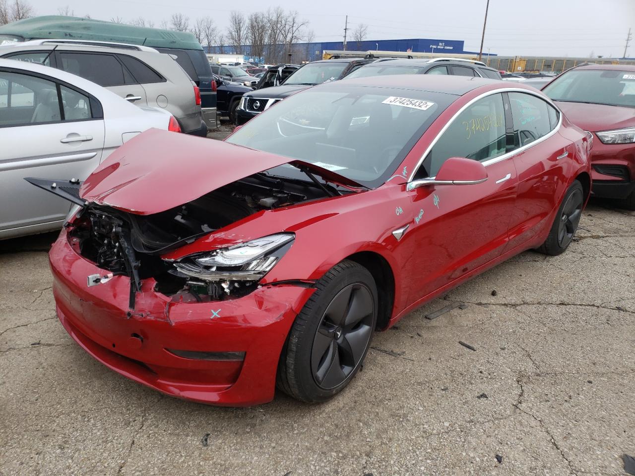 Photo 2 from auction – 2018 TESLA MODEL 3 with VIN 5YJ3E1EB0JF094320