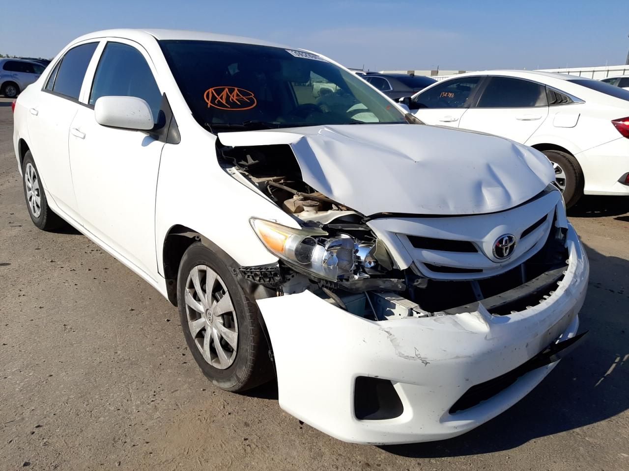 TOYOTA COROLLA 2012 with VIN 5YFBU4EE4CP038298 - Photo from auction