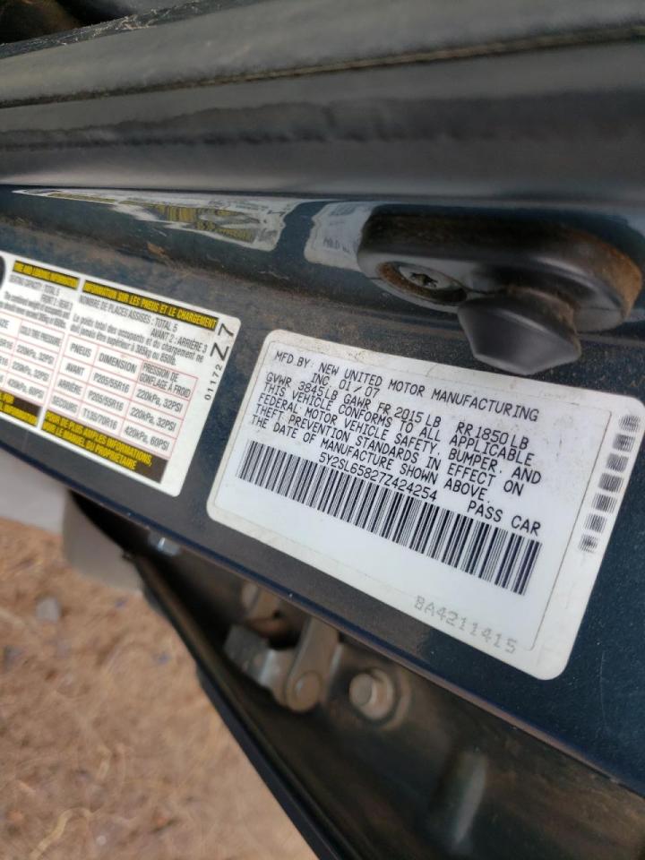 Photo 10 from auction – 2007 PONTIAC VIBE with VIN 5Y2SL65827Z424254