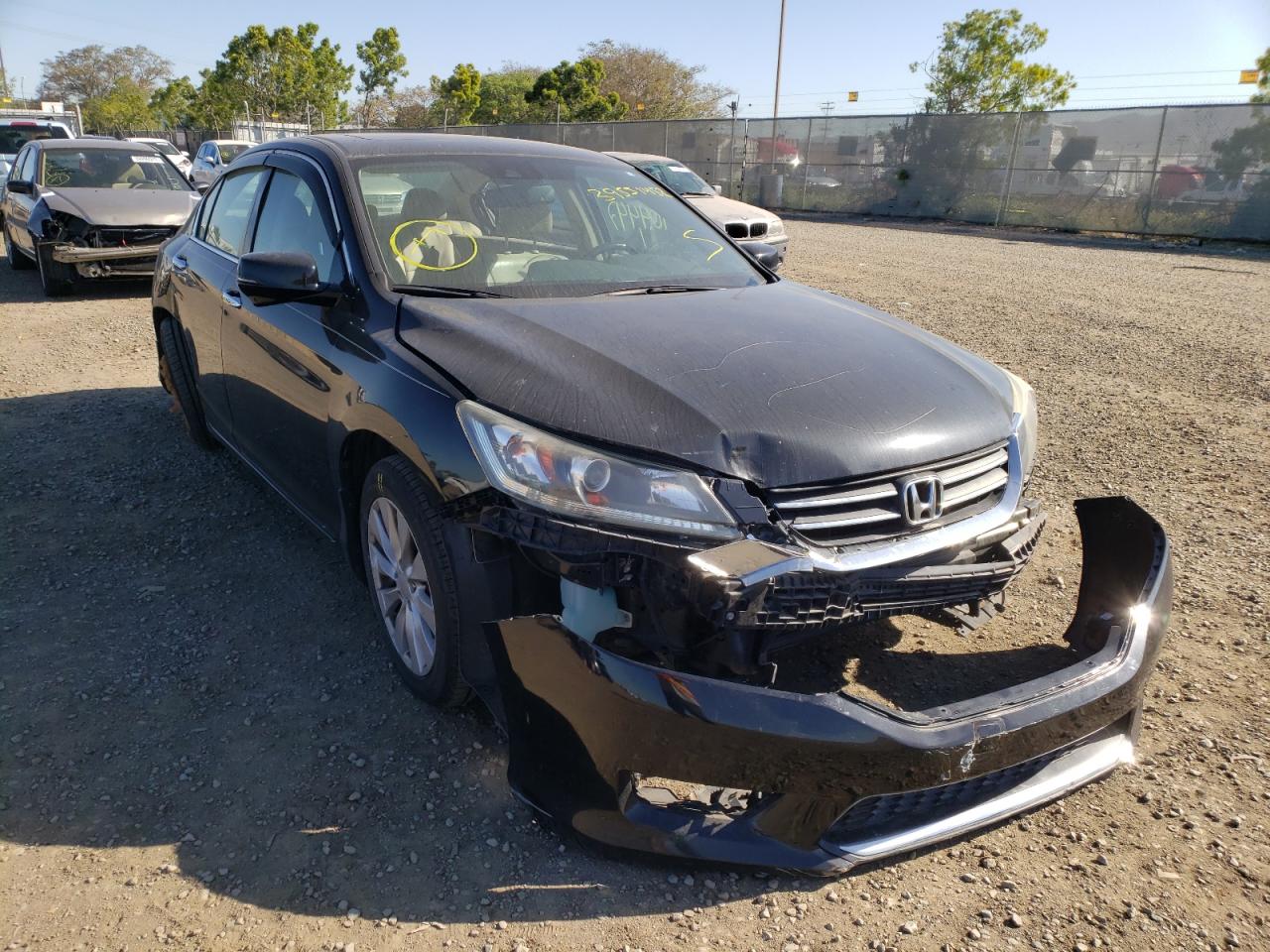 HONDA ACCORD EXL 2014 with VIN 1HGCR2F86EA028030 - Photo from auction