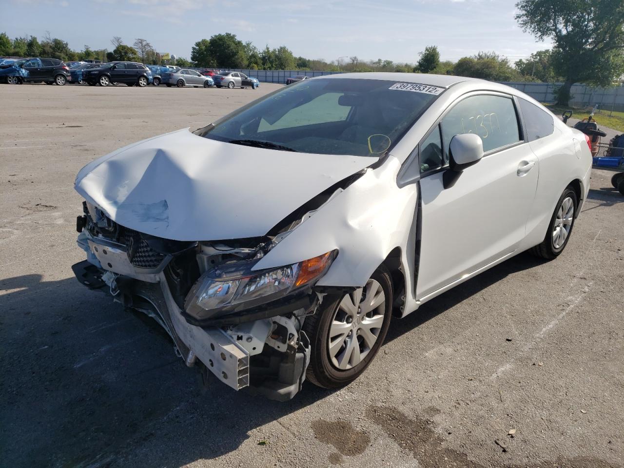 Photo 2 from auction – 2012 HONDA CIVIC LX with VIN 2HGFG3B57CH502196