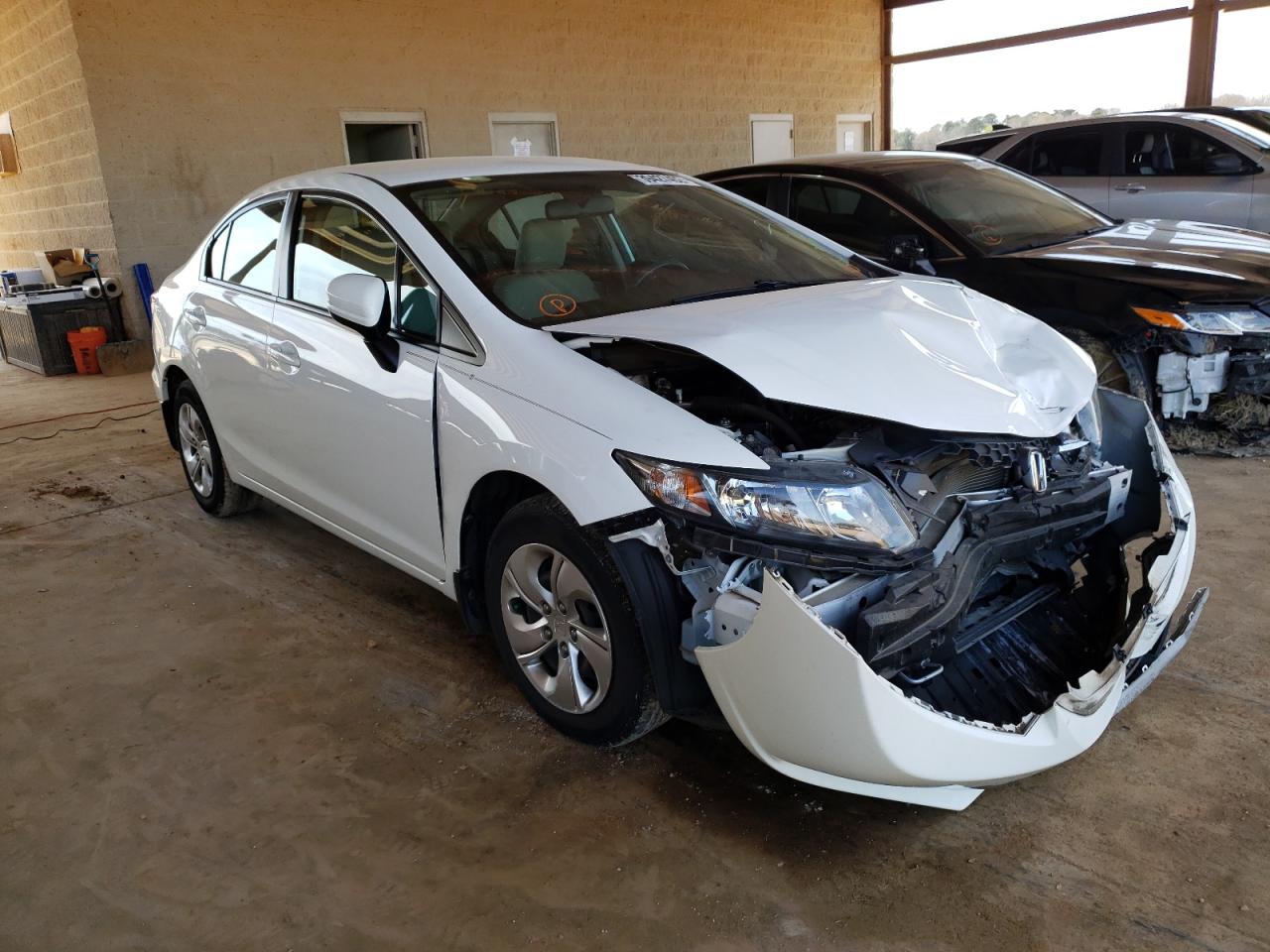 HONDA CIVIC LX 2014 with VIN 19XFB2F55EE049986 - Photo from auction