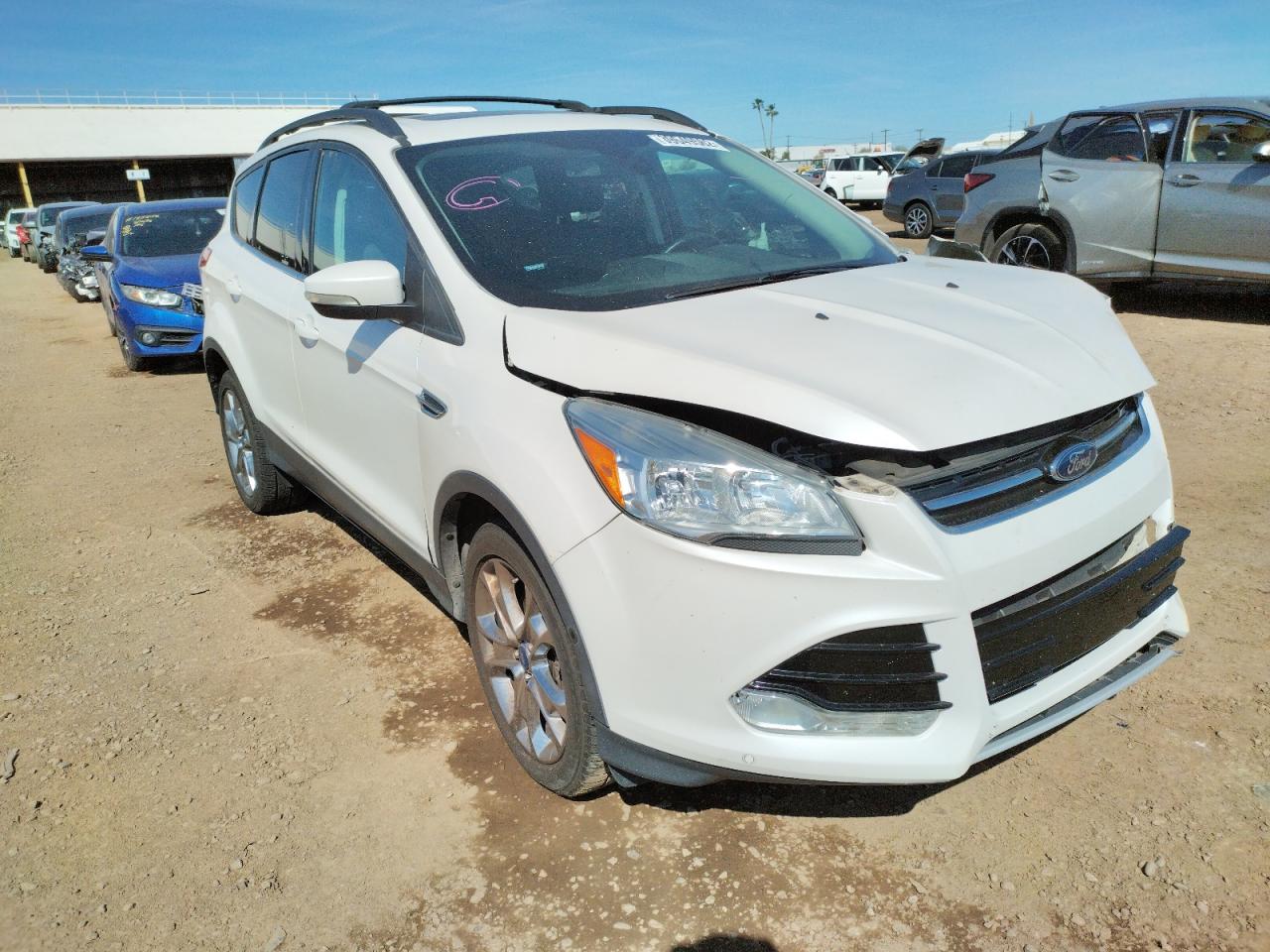 FORD ESCAPE SEL 2013 with VIN 1FMCU0H9XDUB39308 - Photo from auction