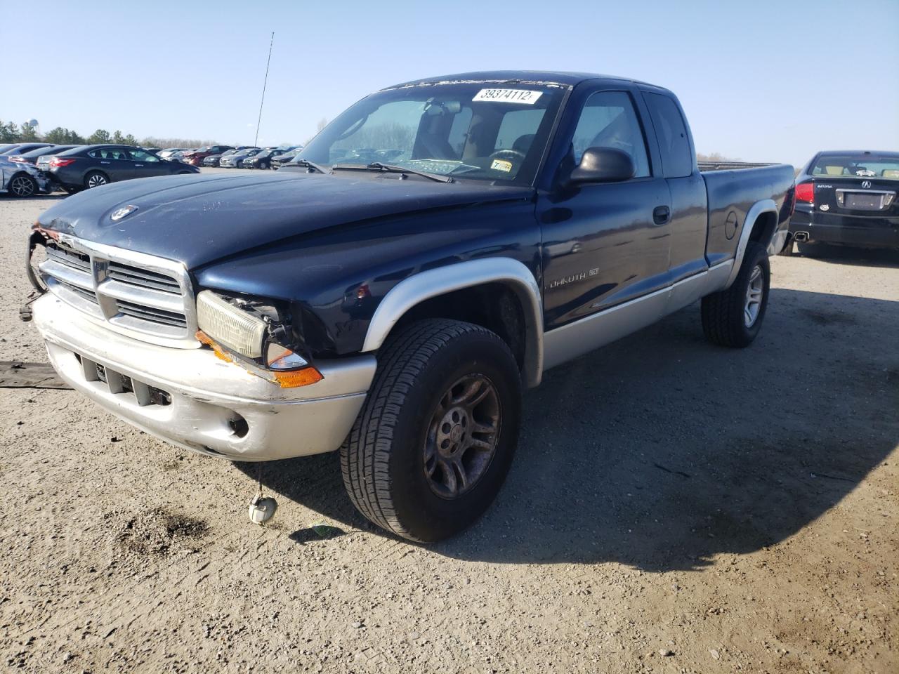 Photo 2 from auction – 2002 DODGE DAKOTA SLT with VIN 1B7GG42N52S675456
