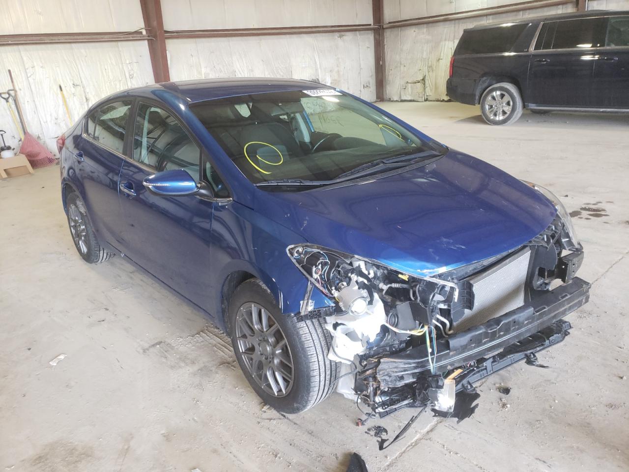 KIA FORTE EX 2014 with VIN KNAFX4A87E5210586 - Photo from auction