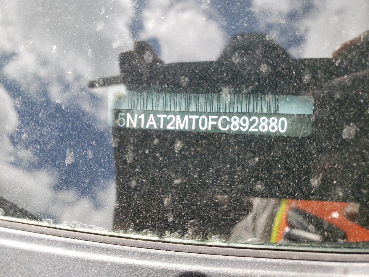 Photo 10 from auction – 2015 NISSAN ROGUE S with VIN 5N1AT2MT0FC892880