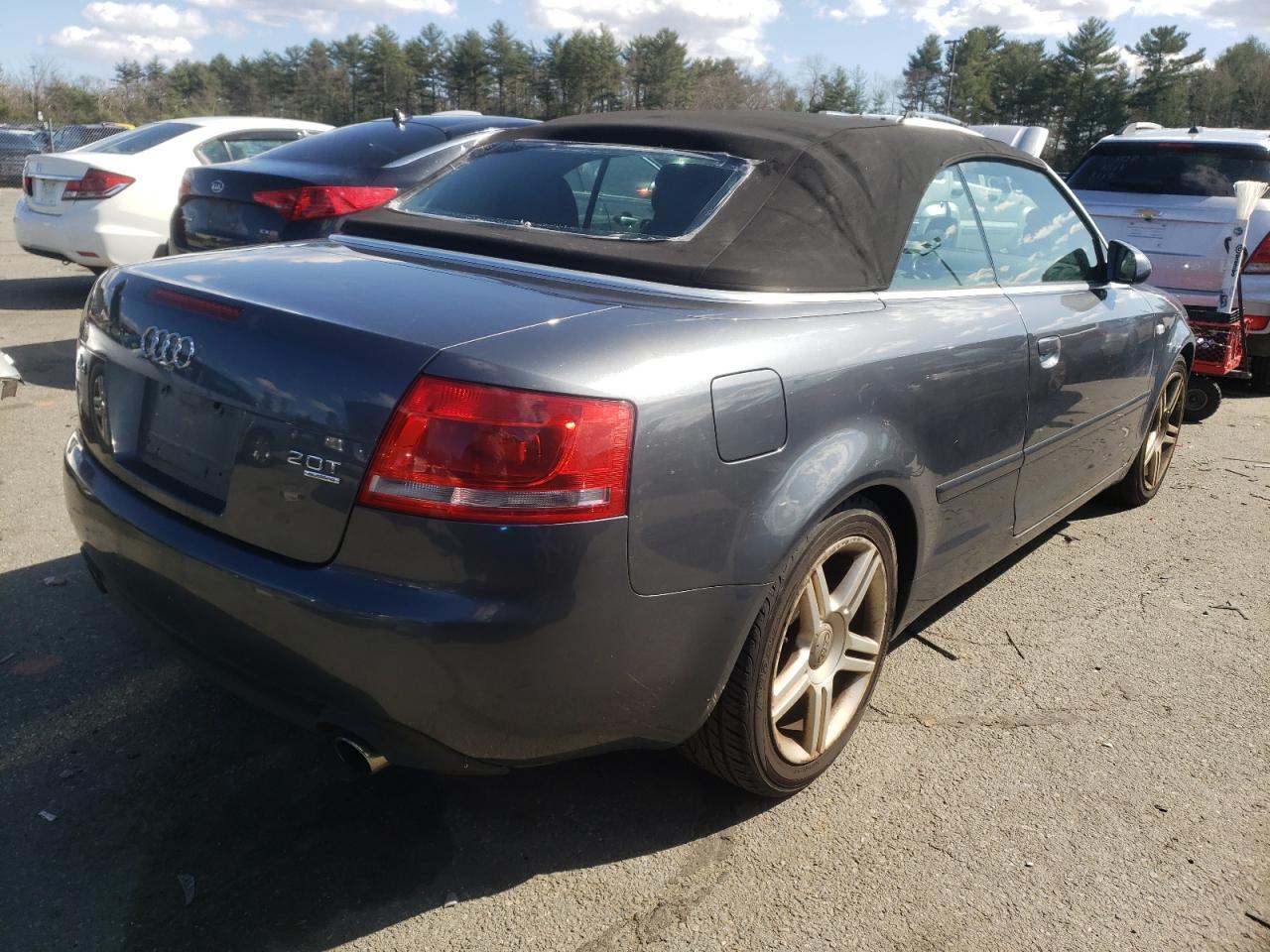 Photo 4 from auction – 2008 AUDI A4 2.0T CA with VIN WAUDF48H88K009964
