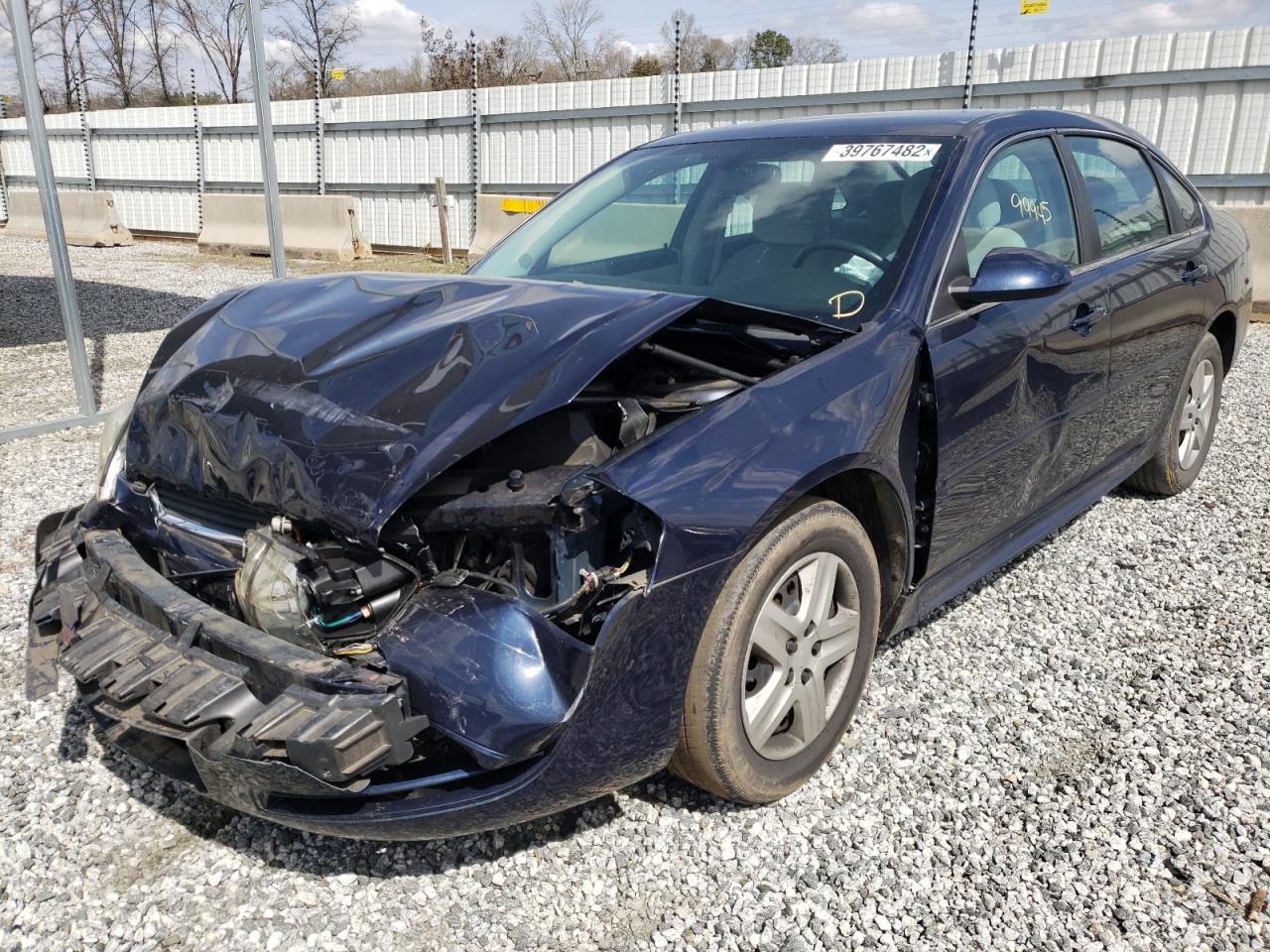 Photo 2 from auction – 2011 CHEVROLET IMPALA LS with VIN 2G1WF5EK7B1282704