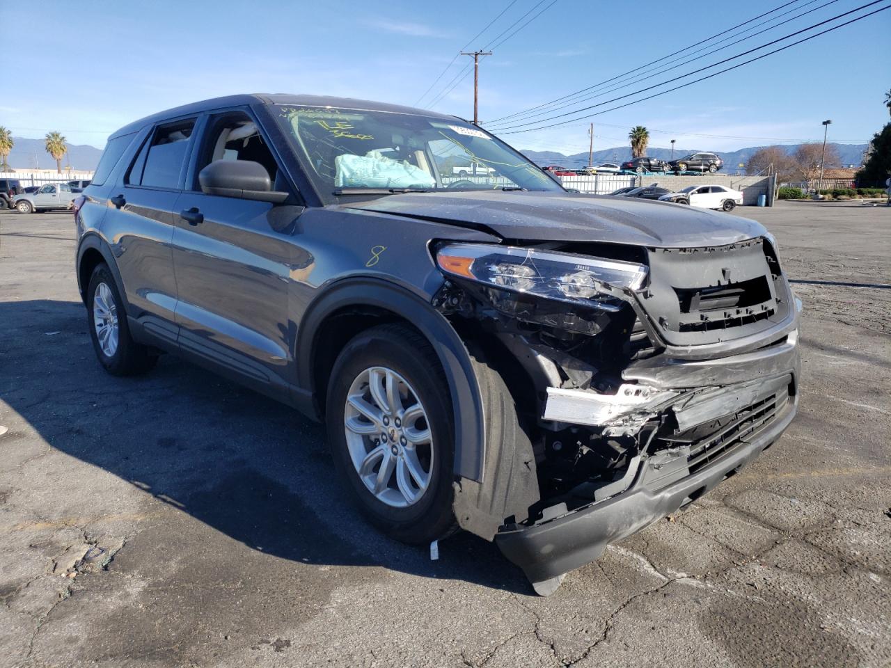 FORD EXPLORER 2021 with VIN 1FMSK7BH5MGC32567 - Photo from auction