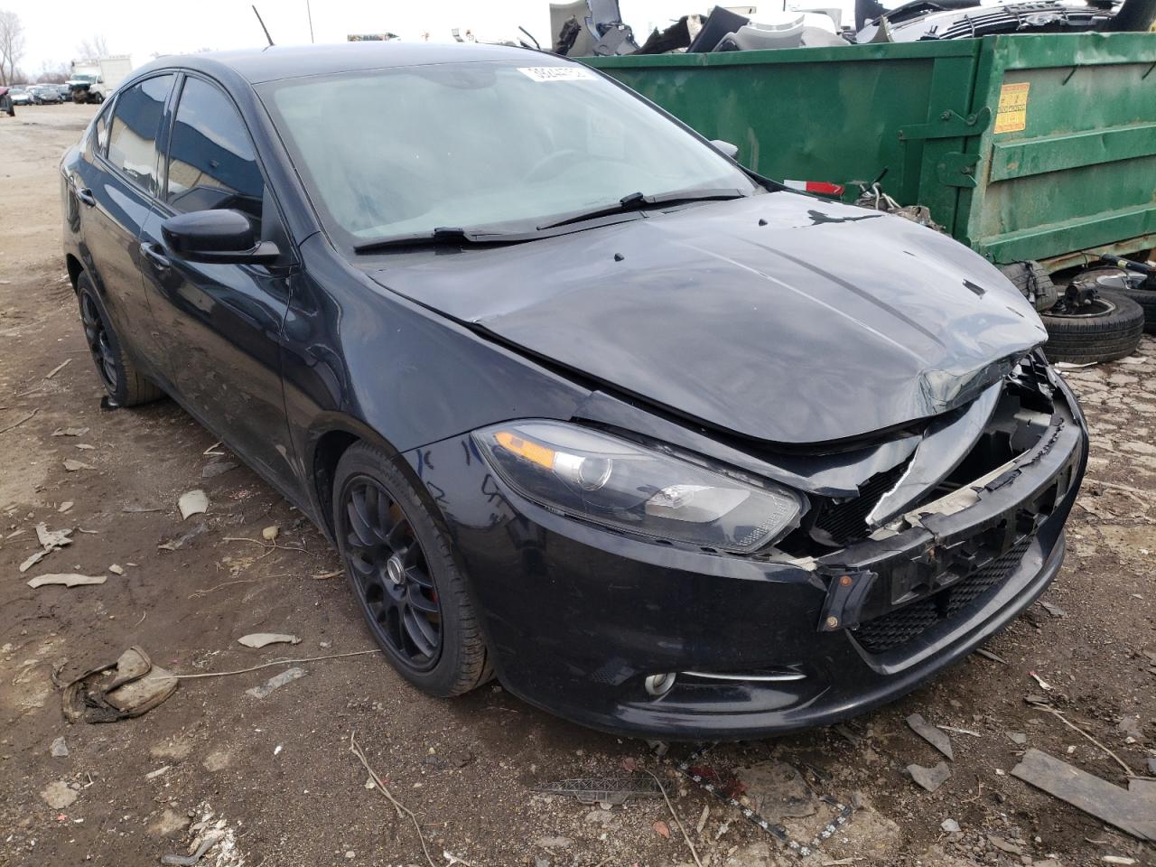 DODGE DART SXT 2013 with VIN 1C3CDFBA7DD123257 - Photo from auction