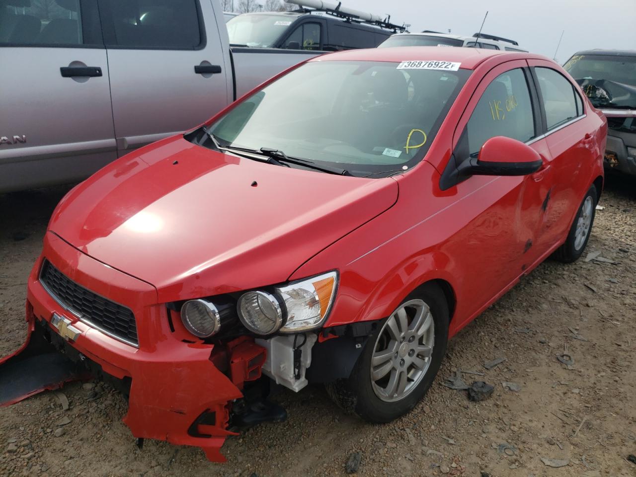 Photo 2 from auction – 2016 CHEVROLET SONIC LT with VIN 1G1JC5SH2G4156631