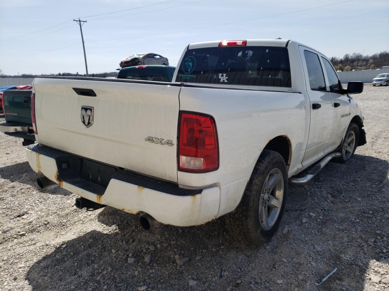 Photo 4 from auction – 2012 DODGE RAM 1500 S with VIN 1C6RD7KT8CS340461