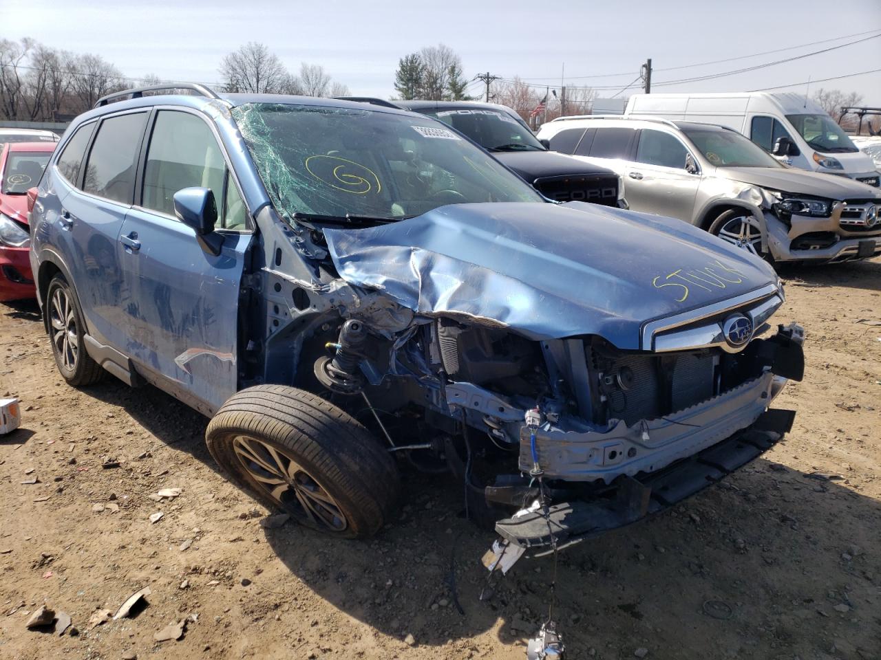 SUBARU FORESTER L 2021 with VIN JF2SKAUCXMH418250 - Photo from auction