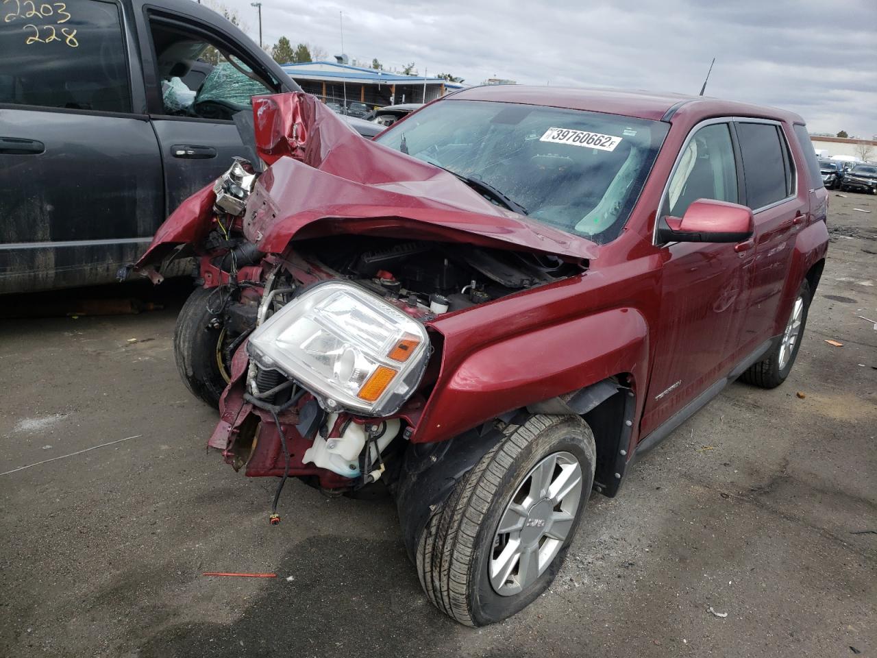 Photo 2 from auction – 2010 GMC TERRAIN SL with VIN 2CTFLCEW7A6352795