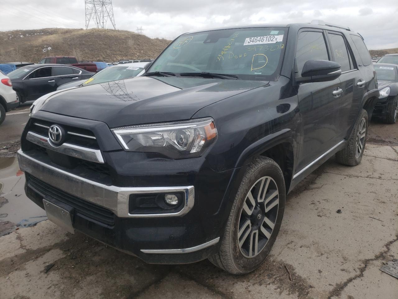 Photo 2 from auction – 2021 TOYOTA 4RUNNER TR with VIN JTEKU5JR8M5841544