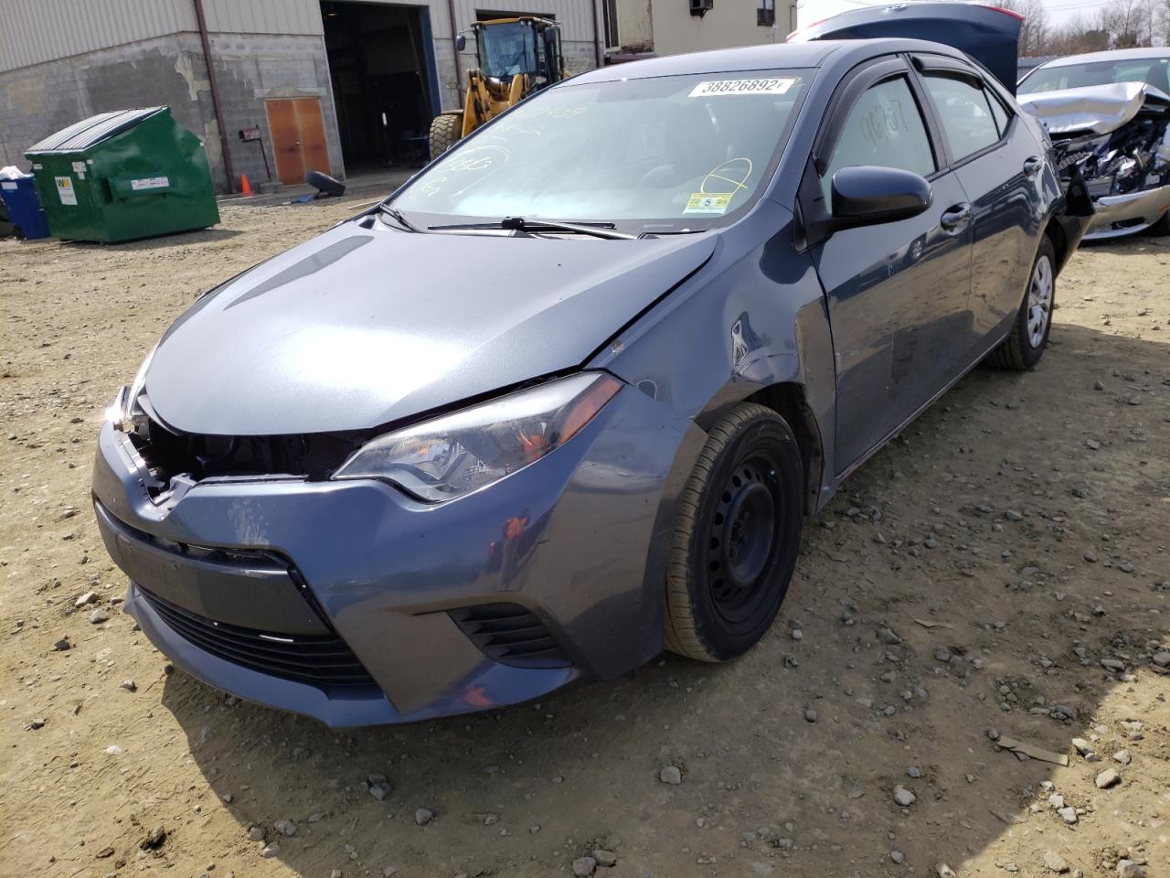 Photo 2 from auction – 2014 TOYOTA COROLLA with VIN 2T1BURHE0EC140161