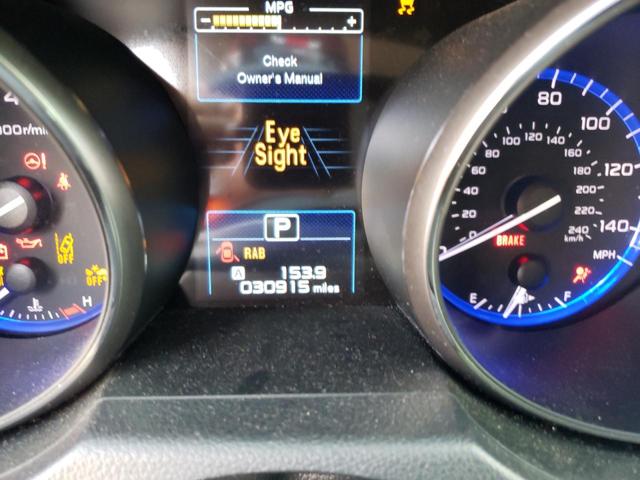Photo 8 from auction – 2019 SUBARU LEGACY SPO with VIN 4S3BNAS63K3010931