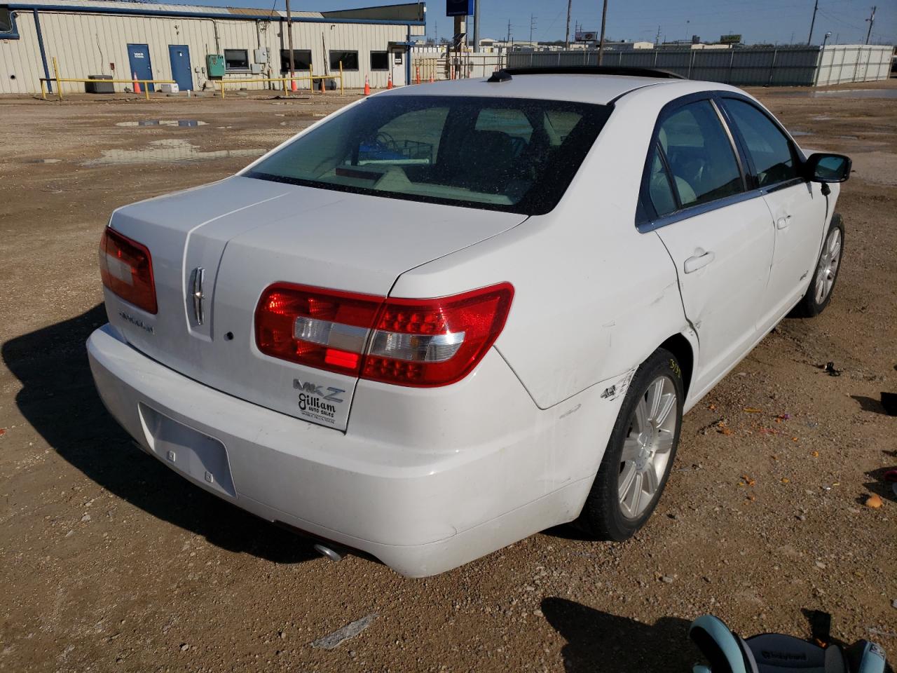 Photo 4 from auction – 2007 LINCOLN MKZ with VIN 3LNHM26T17R638350