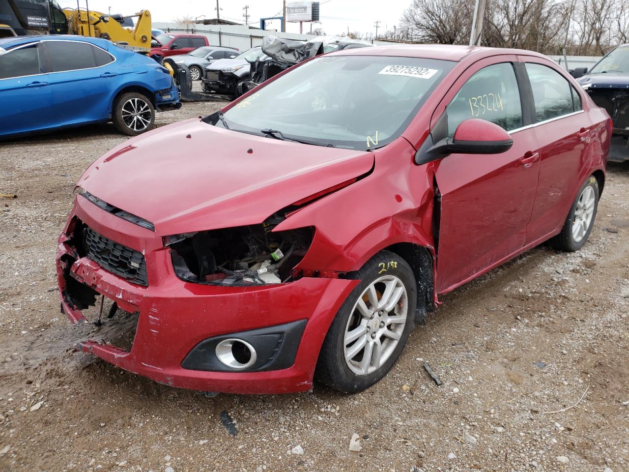 Photo 2 from auction – 2012 CHEVROLET SONIC LT with VIN 1G1JC5SH1C4153827