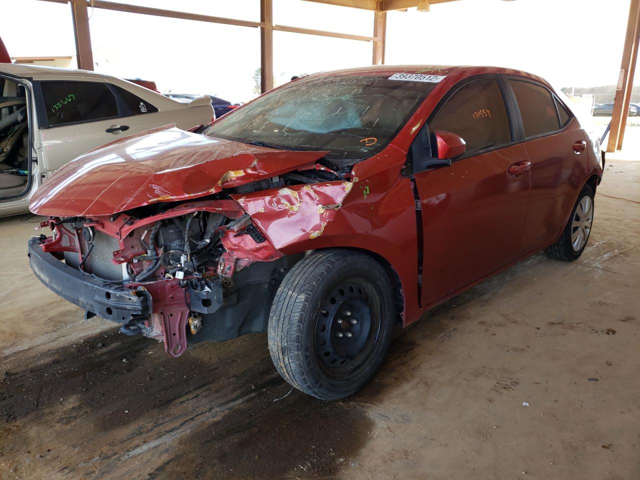Photo 2 from auction – 2014 TOYOTA COROLLA L with VIN 2T1BURHE5EC192403