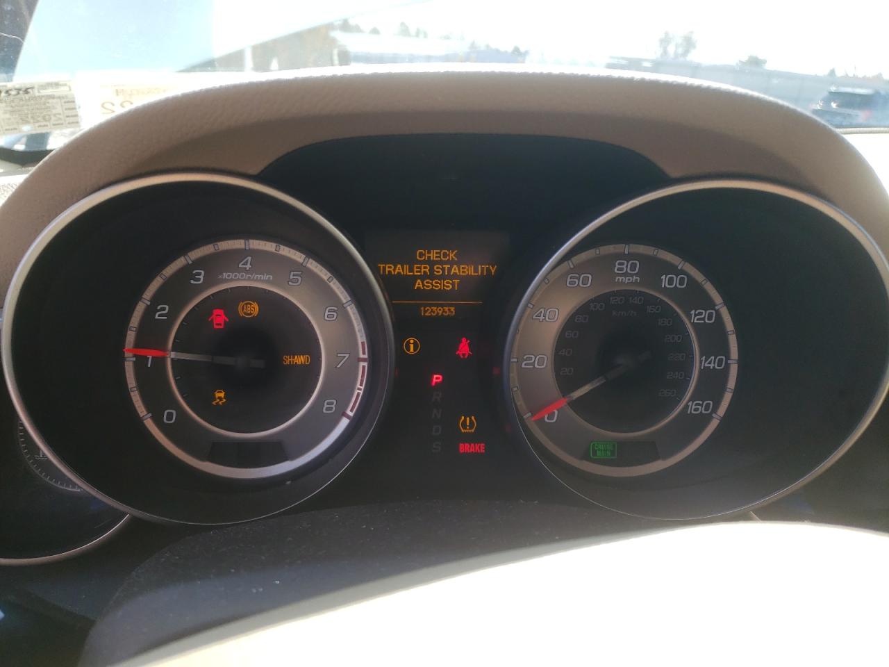Photo 8 from auction – 2012 ACURA MDX with VIN 2HNYD2H2XCH509063