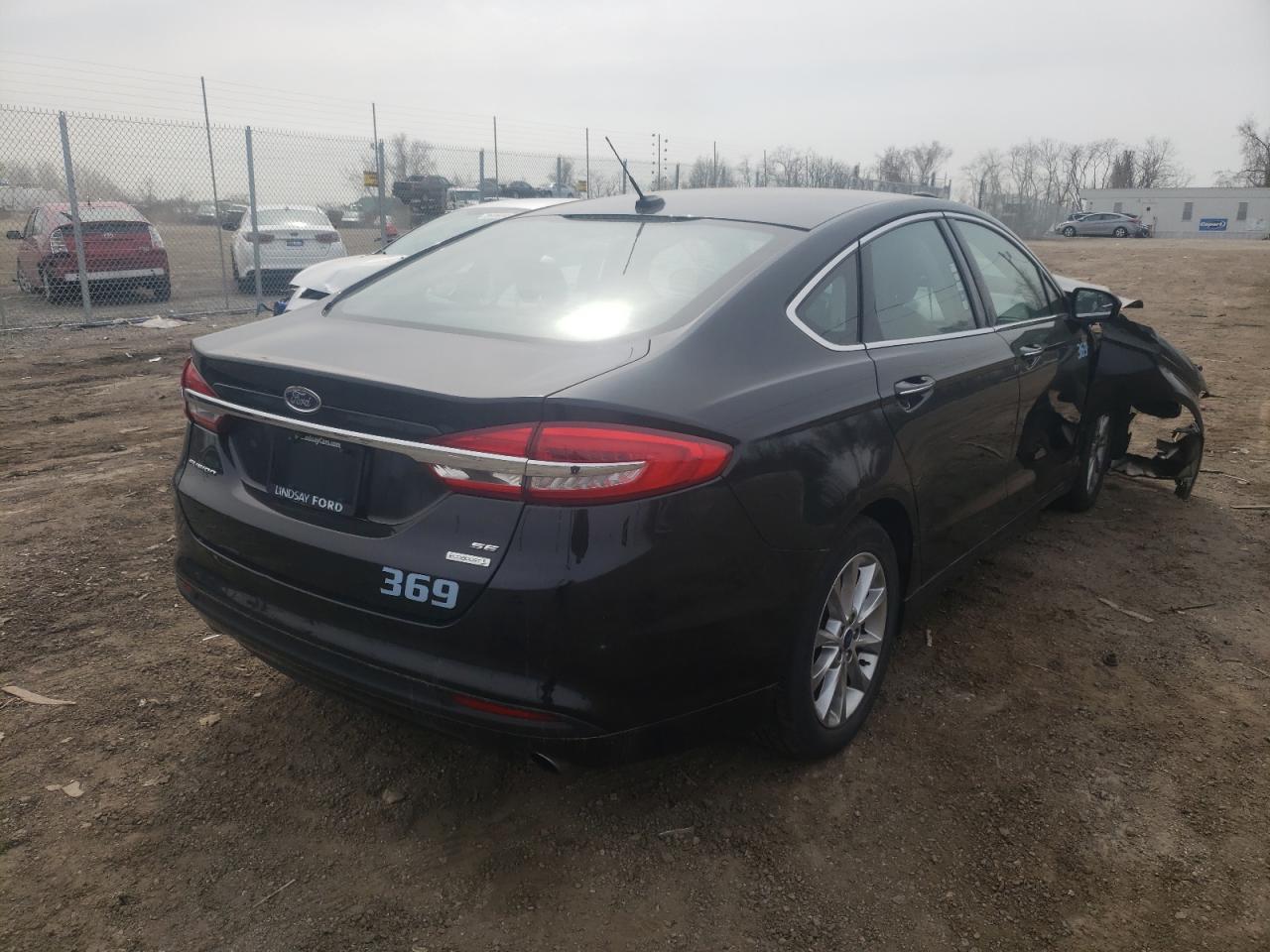 Photo 4 from auction – 2017 FORD FUSION SE with VIN 3FA6P0HD4HR298289