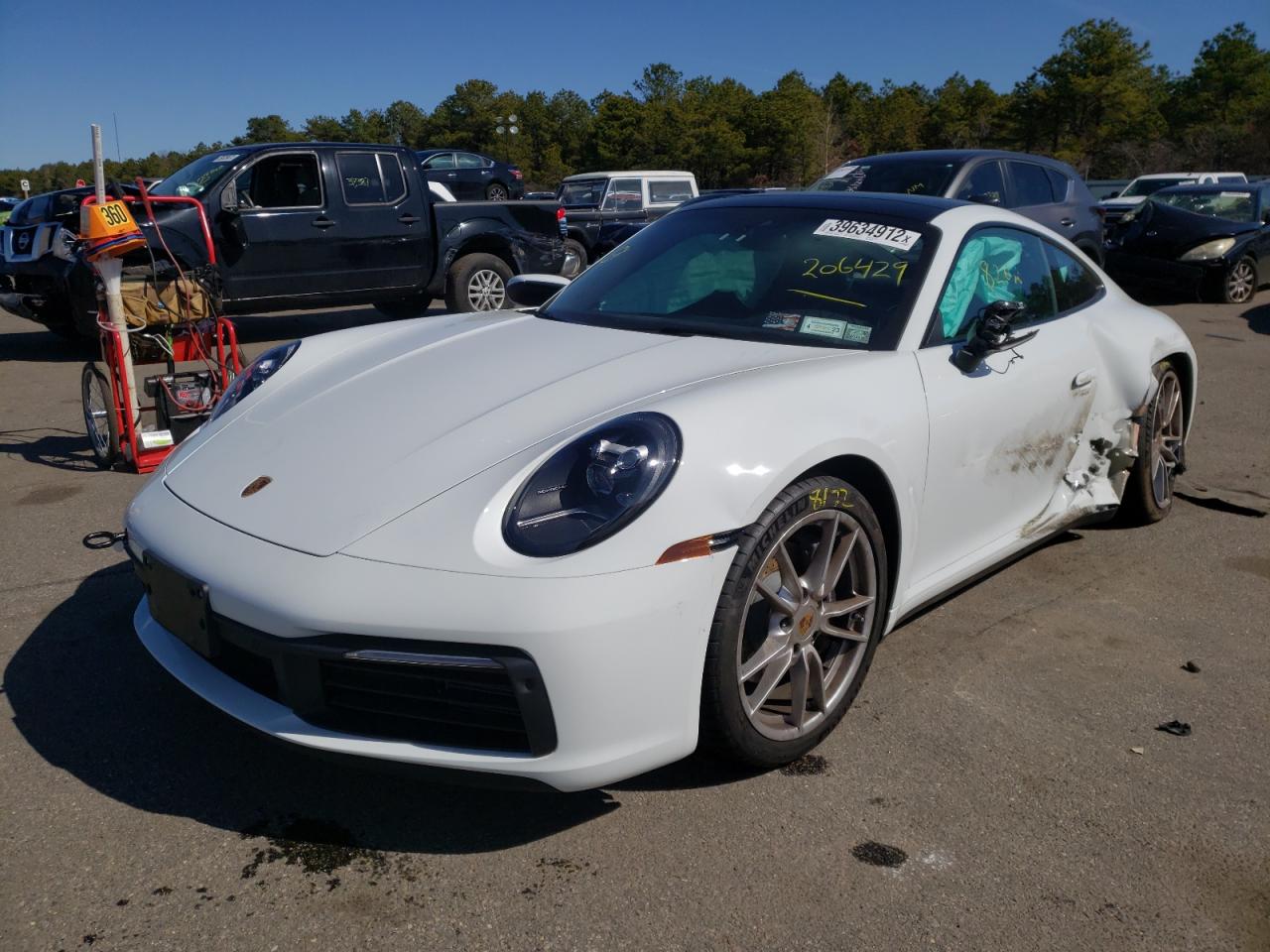 Photo 2 from auction – 2021 PORSCHE 911 CARRER with VIN WP0AA2A9XMS206429