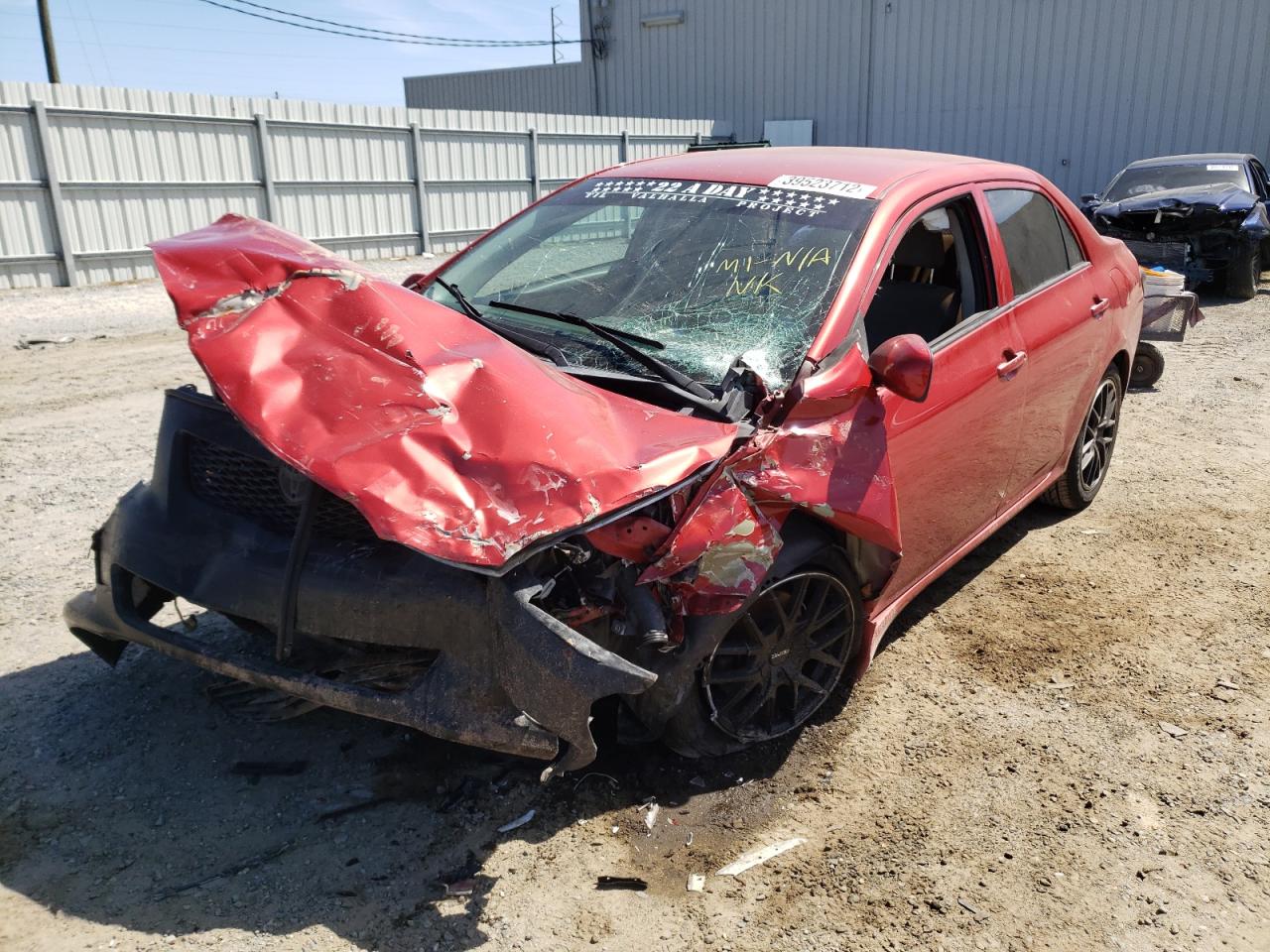 Photo 2 from auction – 2010 TOYOTA COROLLA BA with VIN 2T1BU4EE5AC422281