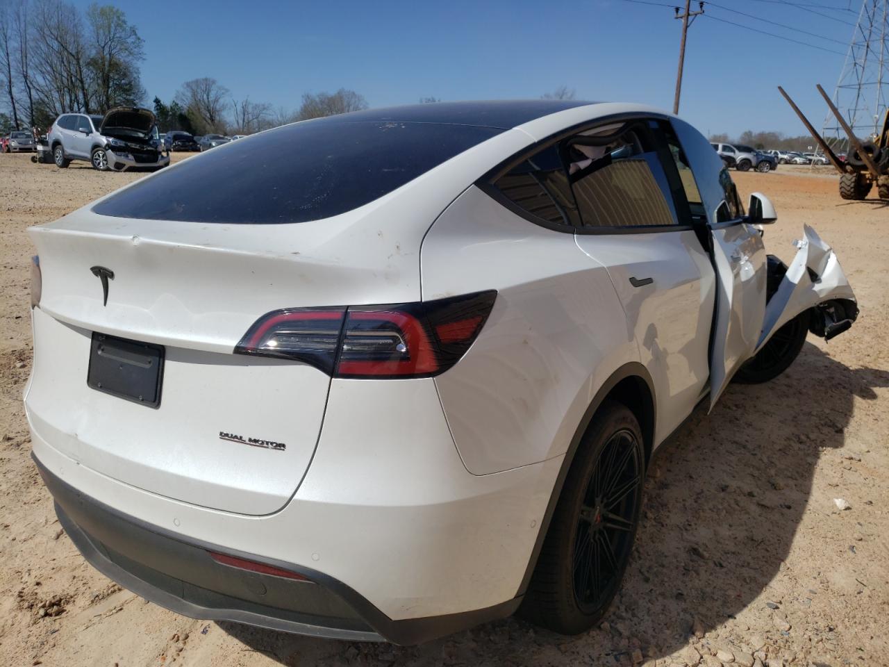 Photo 4 from auction – 2021 TESLA MODEL Y with VIN 5YJYGDEE8MF280543