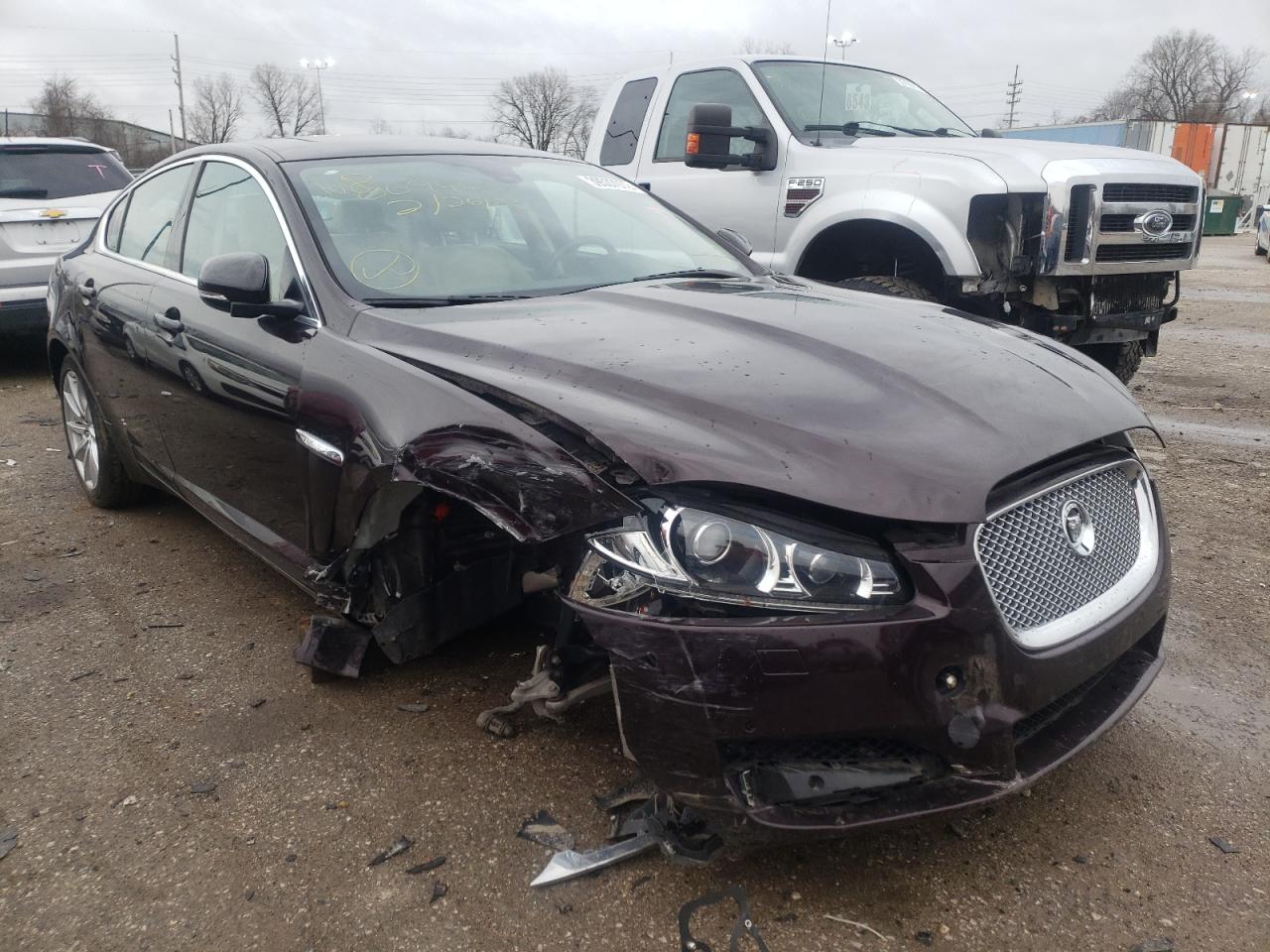 JAGUAR XF 2013 with VIN SAJWA0ES8DPU01523 - Photo from auction