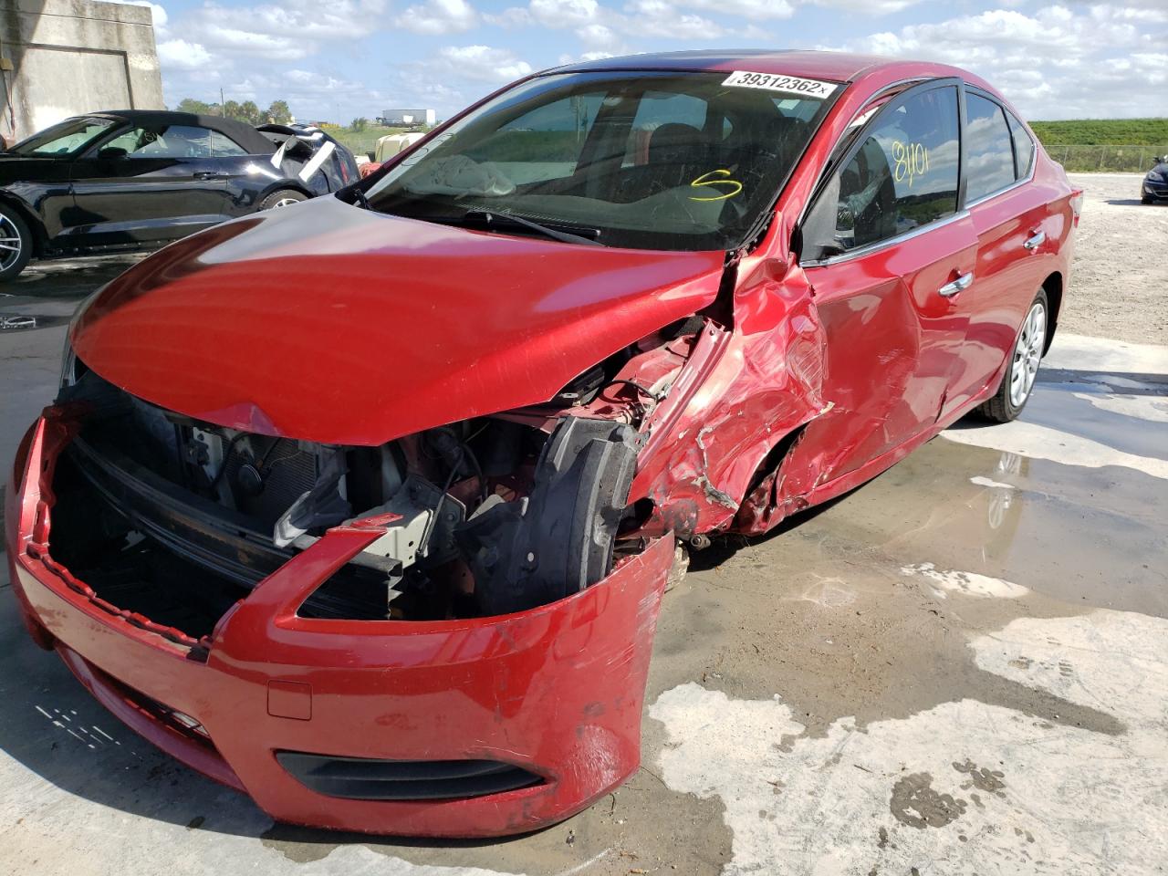 Photo 2 from auction – 2013 NISSAN SENTRA S with VIN 3N1AB7AP1DL773946