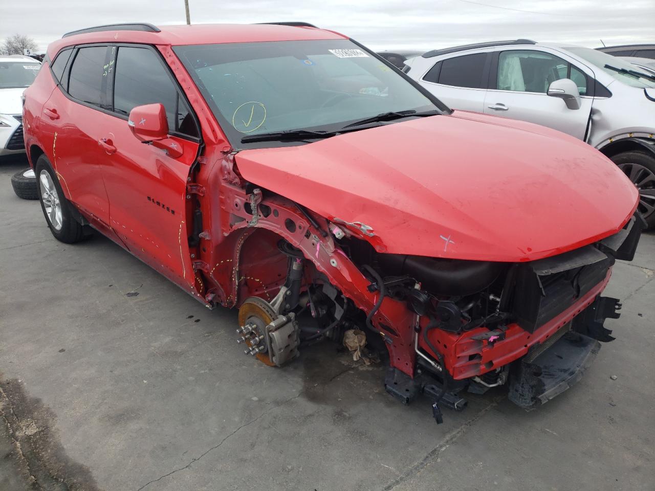CHEVROLET BLAZER 2LT 2019 with VIN 3GNKBCRS1KS696993 - Photo from auction