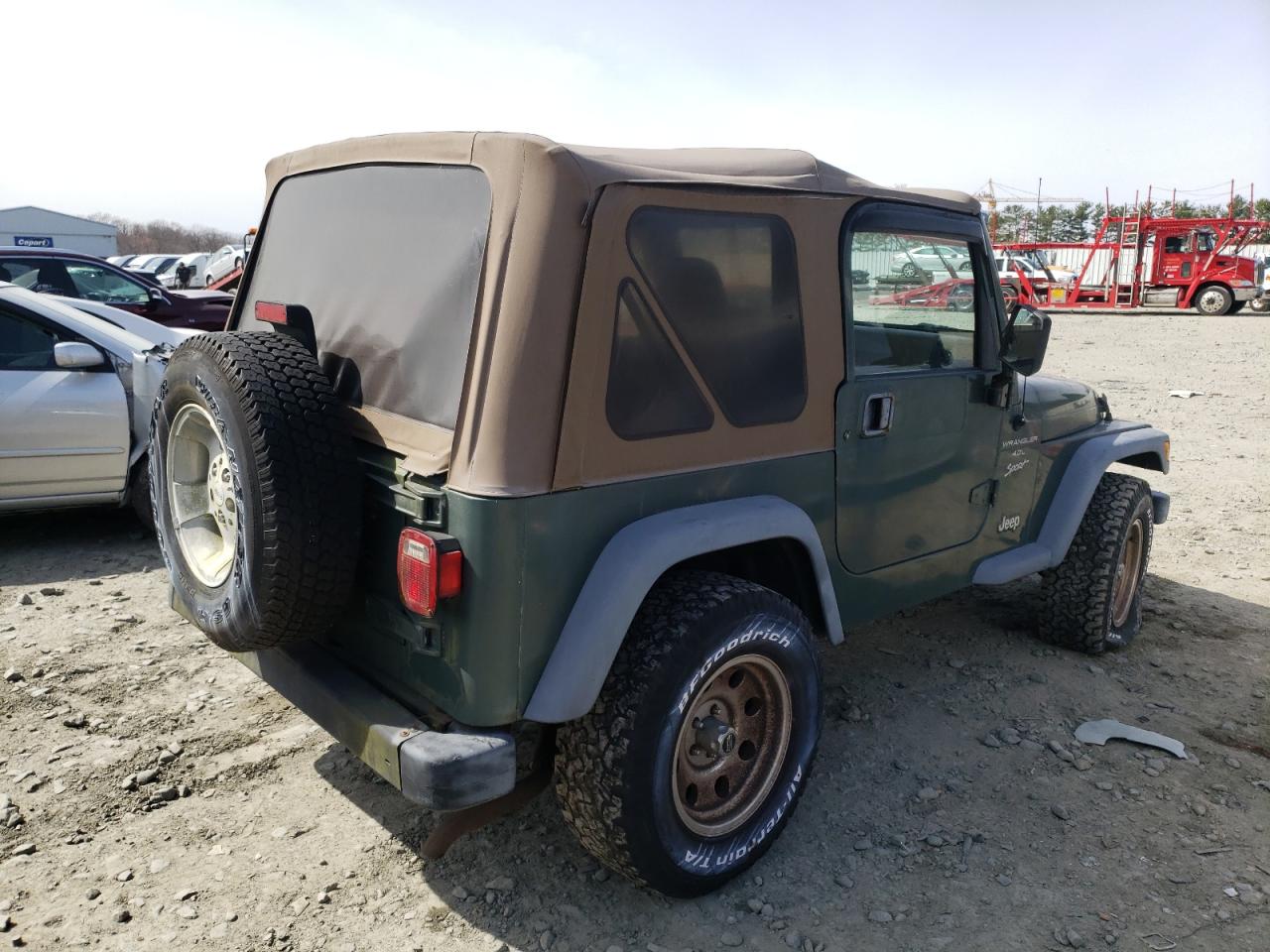 Photo 4 from auction – 2000 JEEP WRANGLER with VIN 1J4FA49S9YP763845