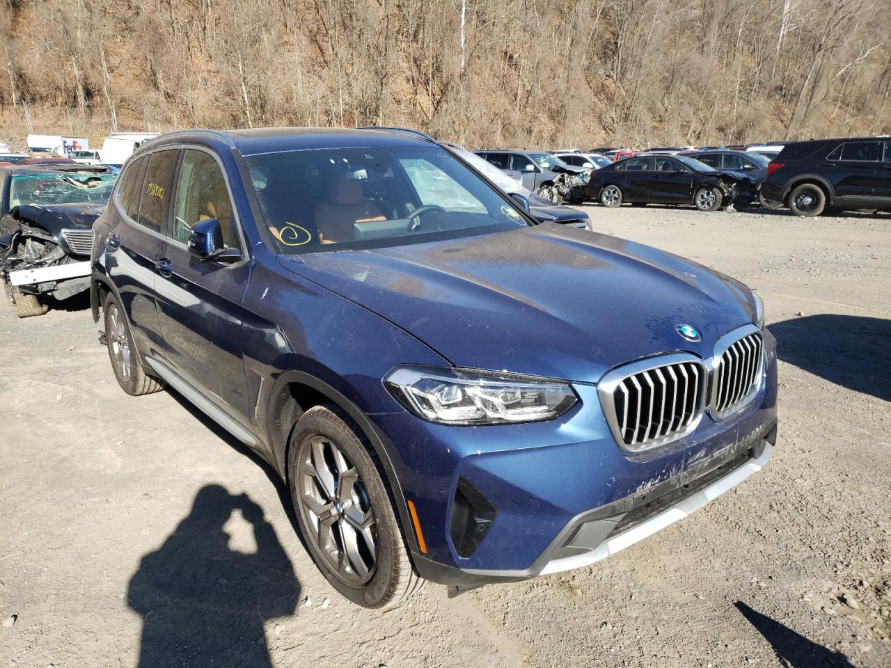 BMW X3 XDRIVE3 2022 with VIN 5UX53DP04N9K93798 - Photo from auction