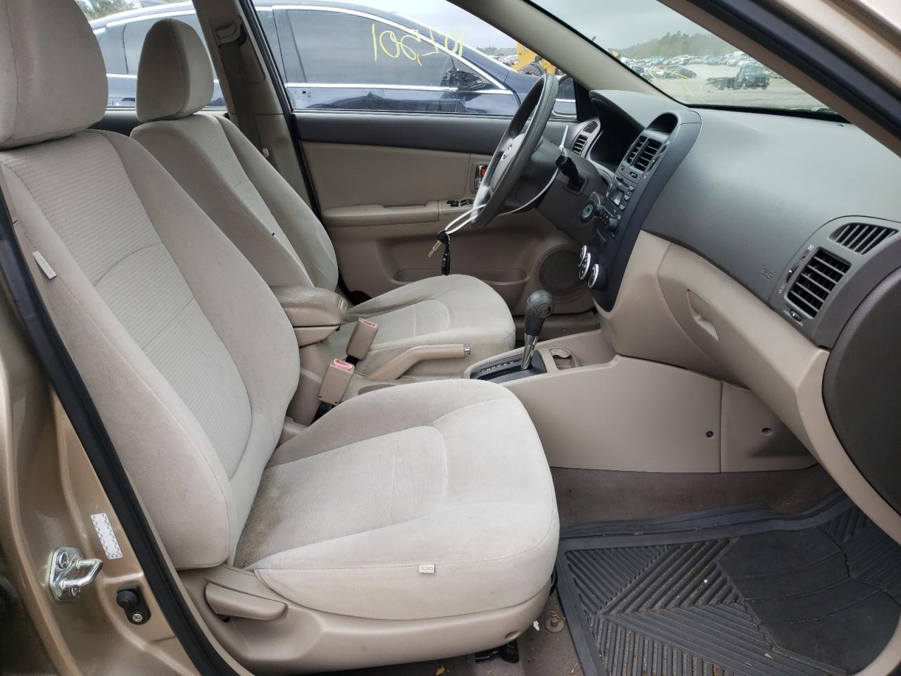 Photo 5 from auction – 2008 KIA SPECTRA EX with VIN KNAFE121785519016