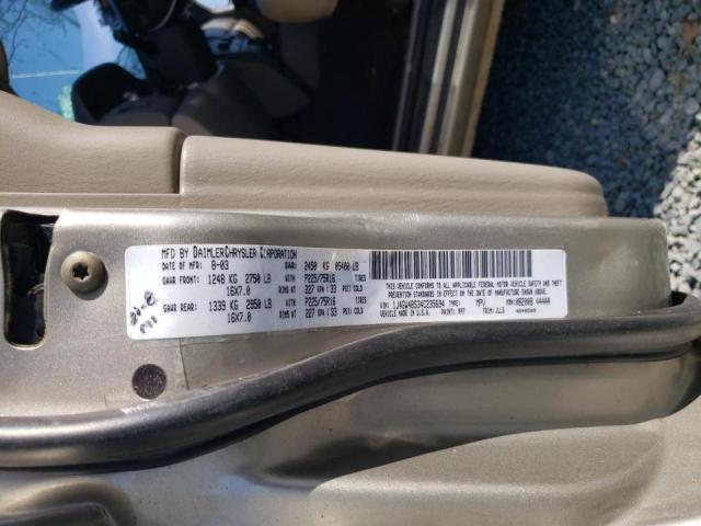 Photo 10 from auction – 2004 JEEP GRAND CHER with VIN 1J4GW48S34C235694