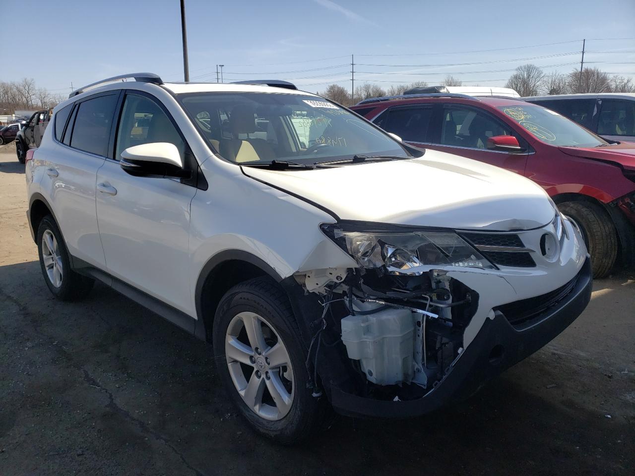 TOYOTA RAV4 XLE 2013 with VIN JTMRFREV3DD006887 - Photo from auction