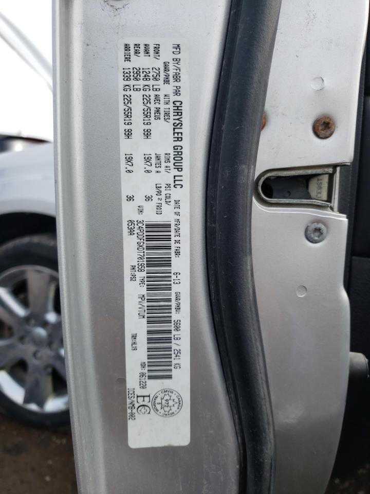 Photo 10 from auction – 2013 DODGE JOURNEY R/ with VIN 3C4PDDFGXDT701958