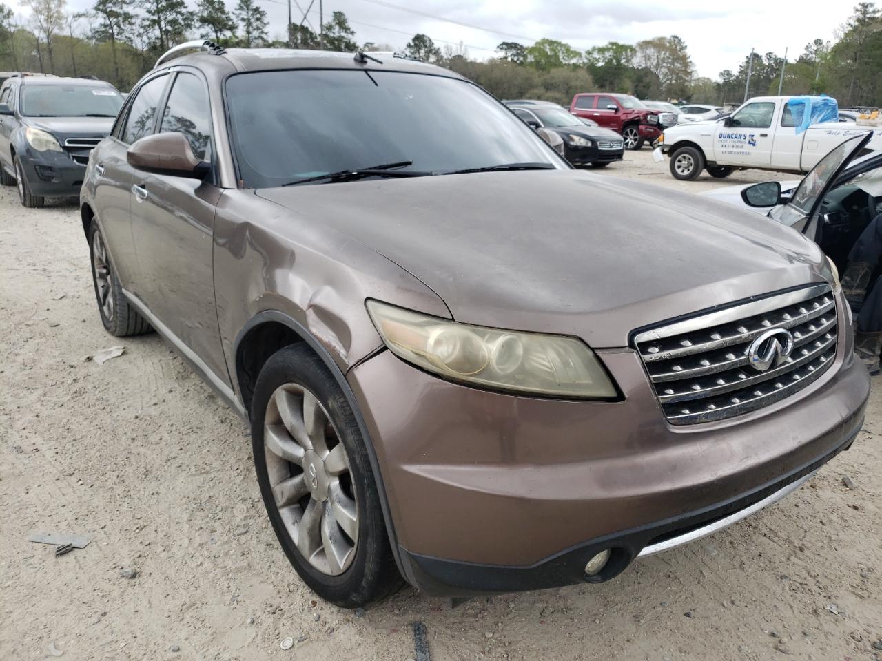 INFINITI FX35 2007 with VIN JNRAS08U77X103004 - Photo from auction