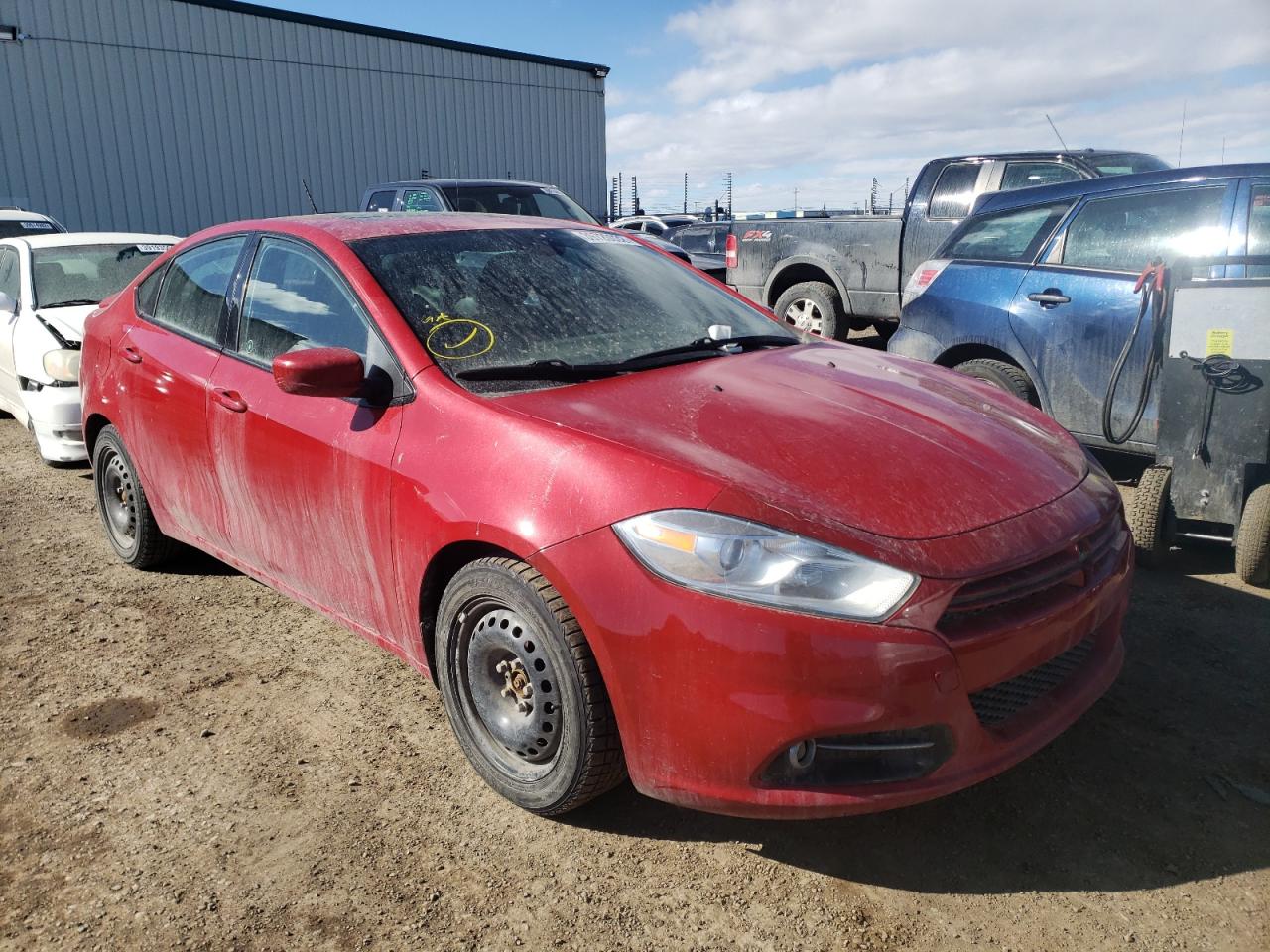 DODGE DART SXT 2013 with VIN 1C3CDFBH0DD202427 - Photo from auction