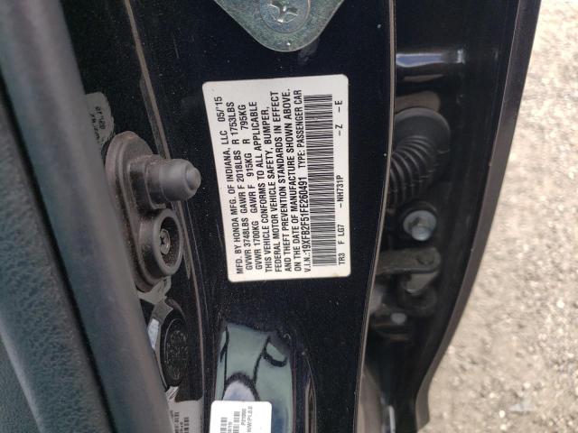 Photo 10 from auction – 2015 HONDA CIVIC LX with VIN 19XFB2F51FE260491