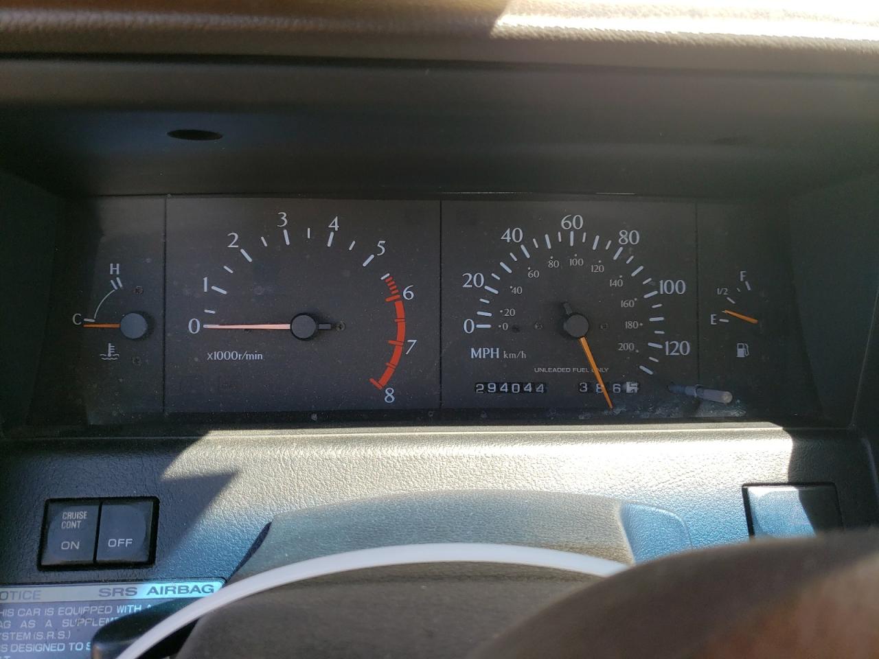 Photo 8 from auction – 1991 INFINITI M30 with VIN JNKHF14C3MT024274