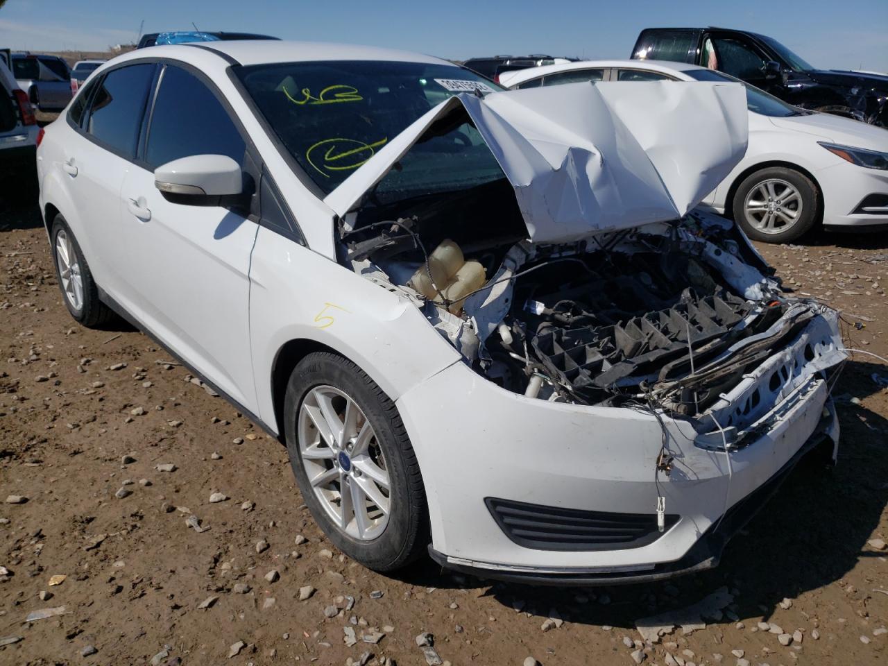 FORD FOCUS SE 2016 with VIN 1FADP3F23GL383714 - Photo from auction