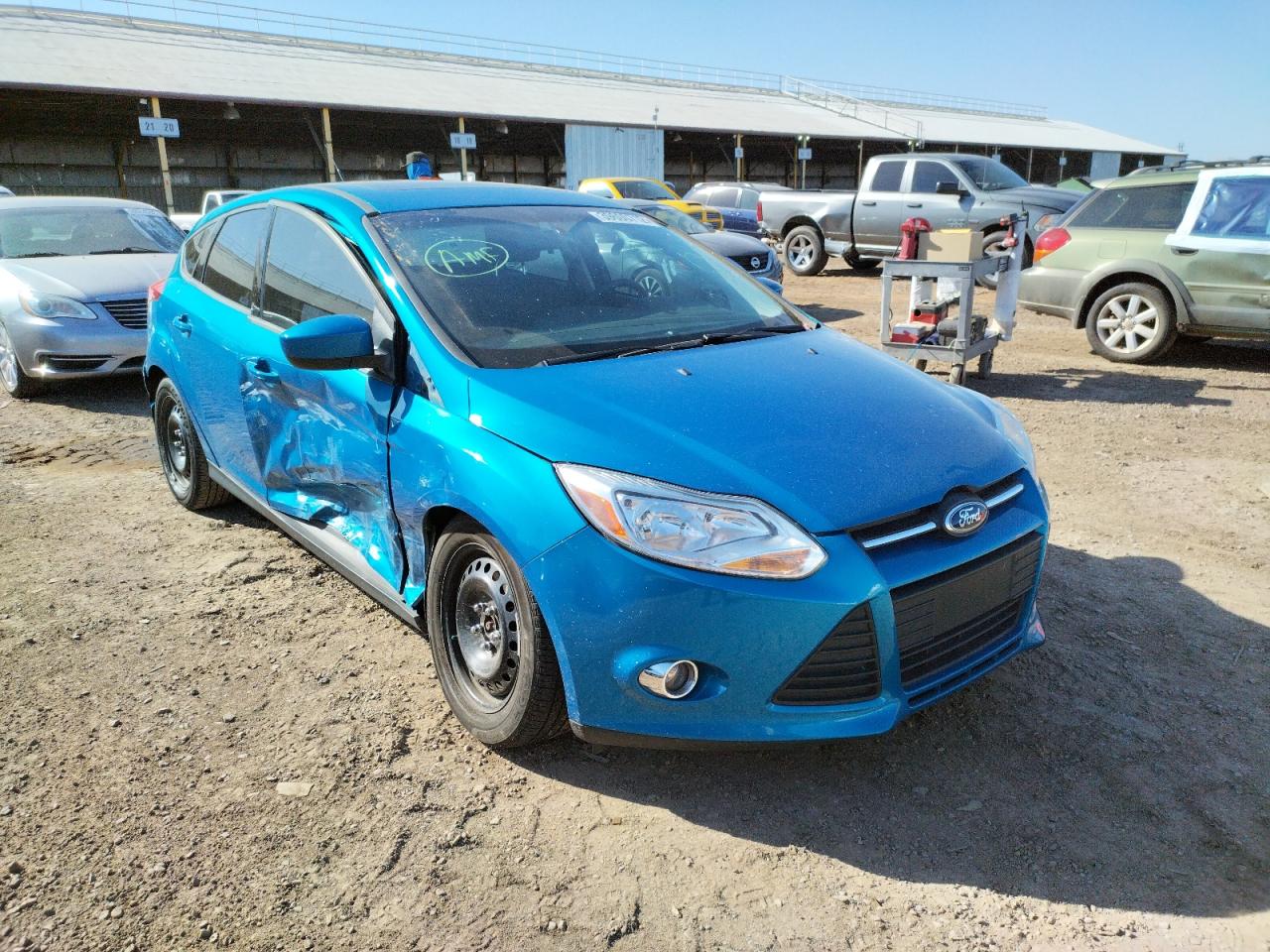FORD FOCUS SE 2012 with VIN 1FAHP3K21CL379131 - Photo from auction