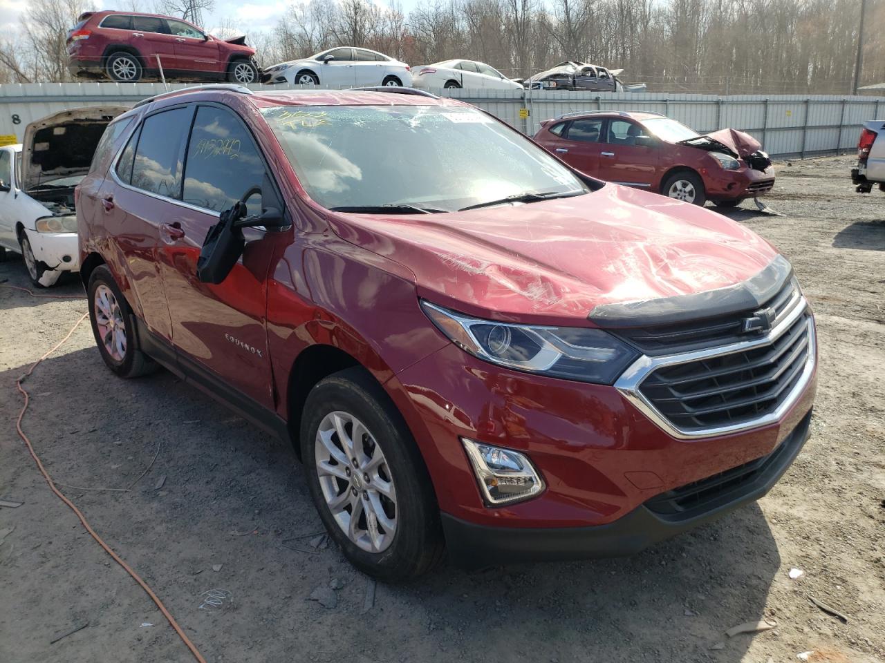 Photo 1 from auction – 2020 CHEVROLET EQUINOX LT with VIN 3GNAXUEV3LS609020