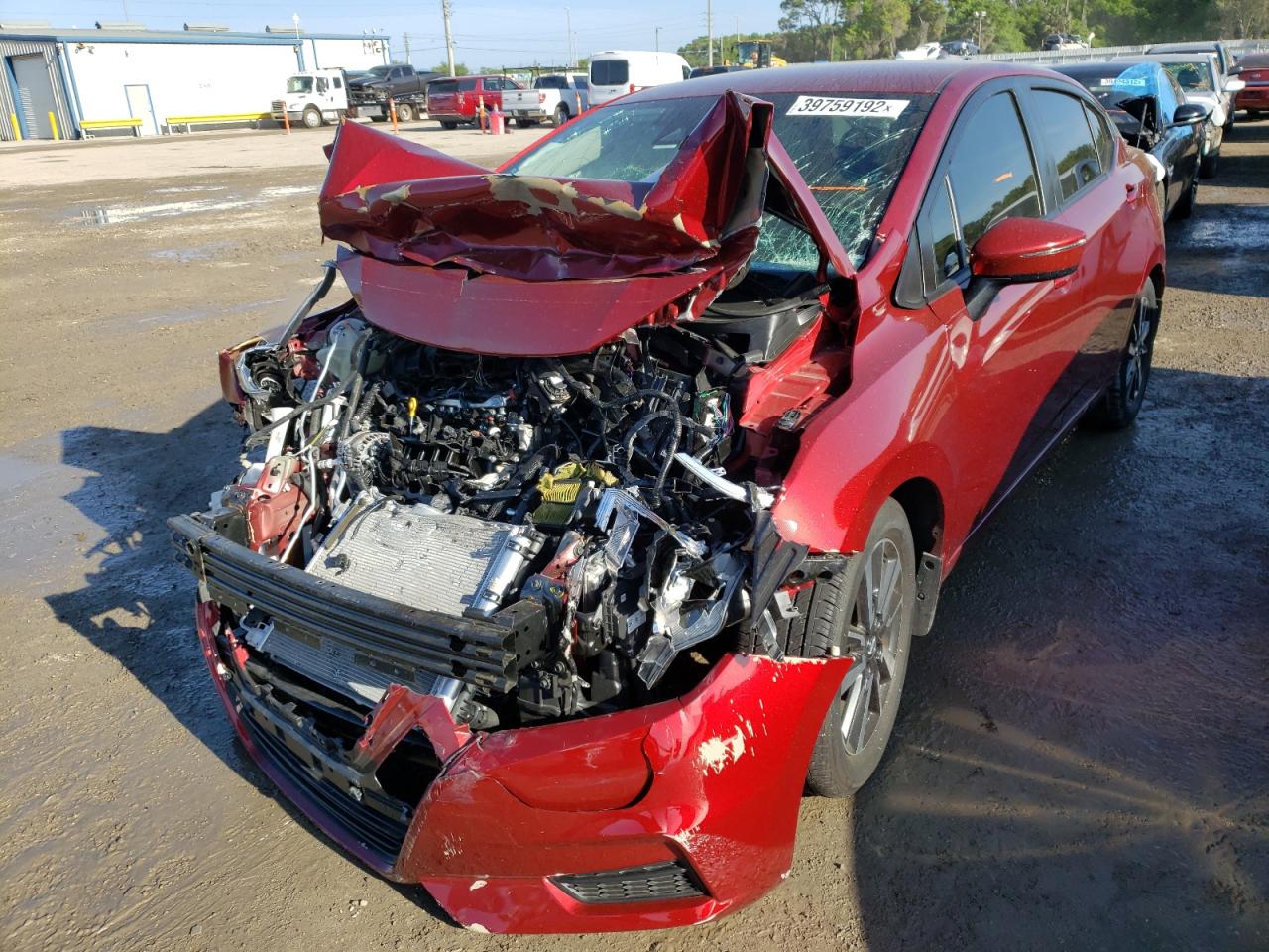 Photo 2 from auction – 2021 NISSAN VERSA SV with VIN 3N1CN8EV3ML847933